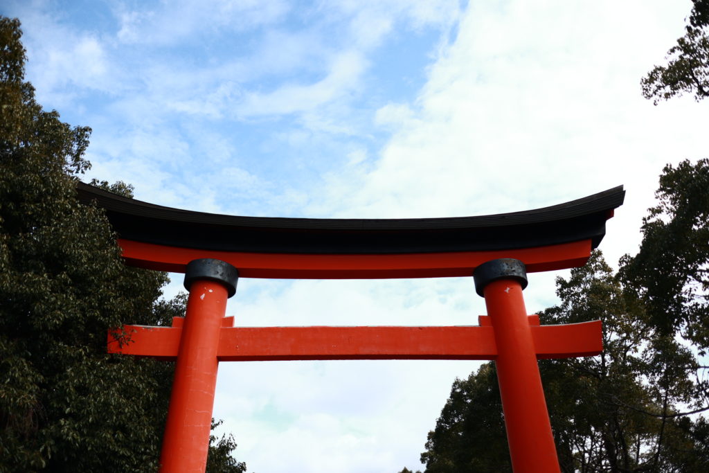 宇佐八幡の鳥居