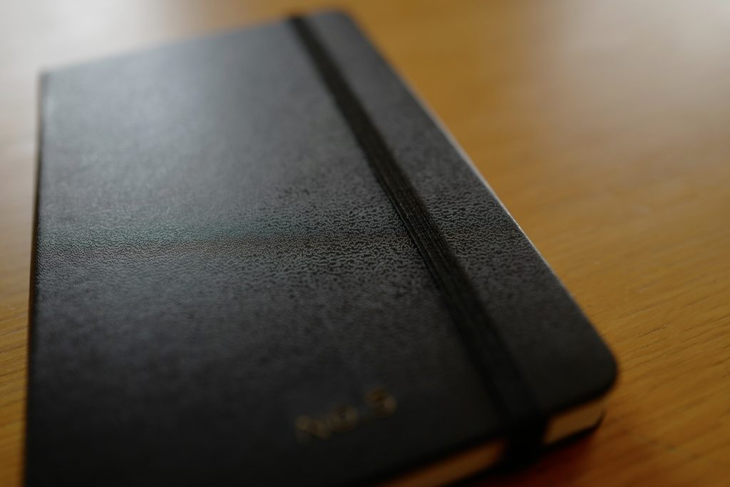 モレスキンMOLESKINEポケットノートへの無料刻印サービスを利用してみた。