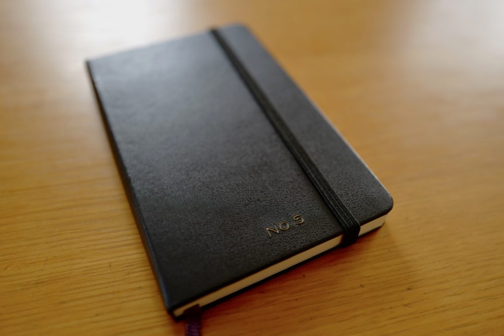 モレスキンMOLESKINEポケットノートへの無料刻印サービスを利用してみた。