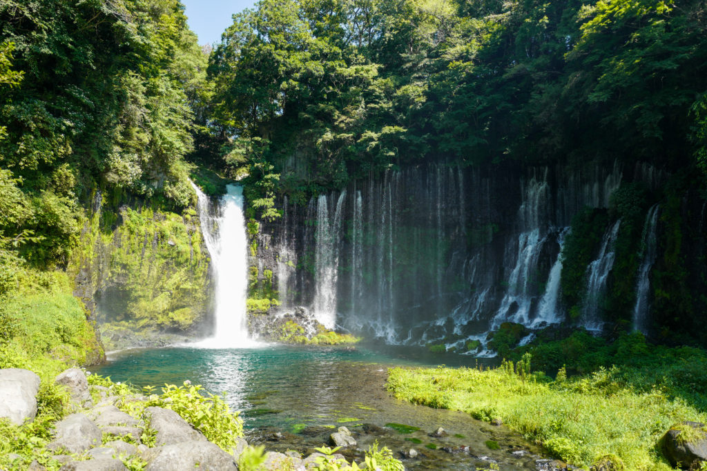 静岡県　富士　白糸の滝