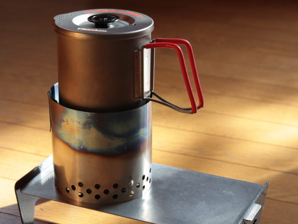 トランギアのアルコールストーブを使った湯沸し専用セット一式のまとめ