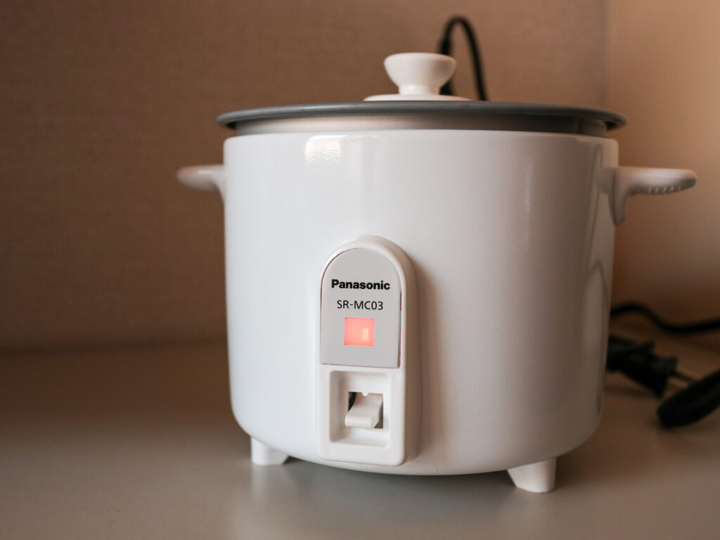 パナソニック 炊飯器 1.5合 ひとり暮らし 小型 ミニクッカー  SR-MC03-W レビュー
