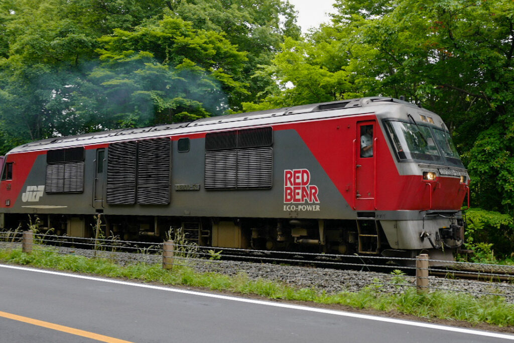 く、晴れていれば駒ヶ岳もドーンと見える