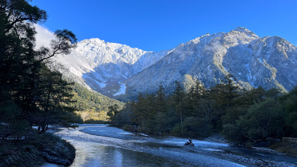 晩秋の上高地キャンプ記録