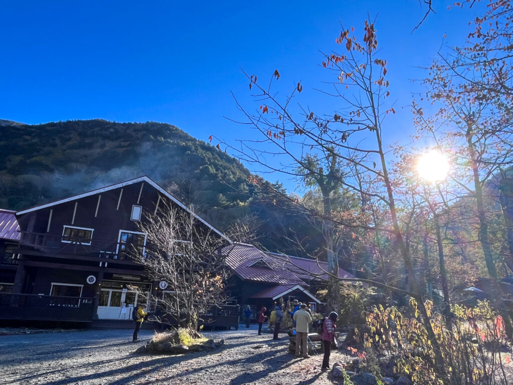 晩秋の上高地キャンプ記録