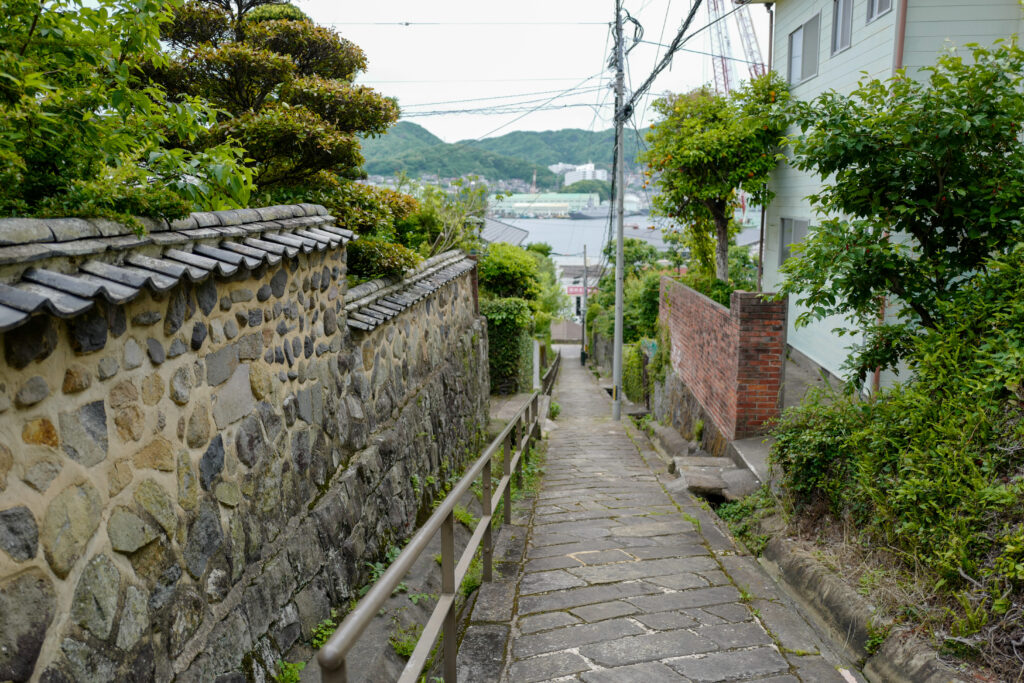 崎ひとり旅3泊4日：2日目：電動レンタサイクルで長崎をぐるっと一周：ドンドン坂