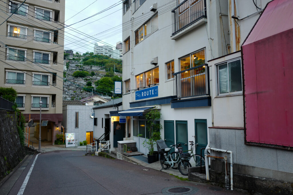 崎ひとり旅3泊4日：1日目：Cafe&petit HOSTEL ROUTE