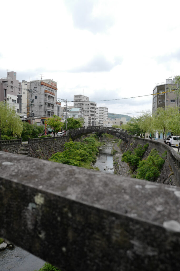 崎ひとり旅3泊4日：2日目：電動レンタサイクルで長崎をぐるっと一周：眼鏡橋、ハートストーン