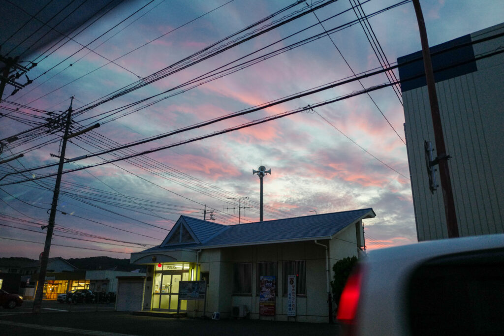 瀬戸内4泊5日旅の記録：4日目：王子が岳から見る瀬戸大橋の夕焼け