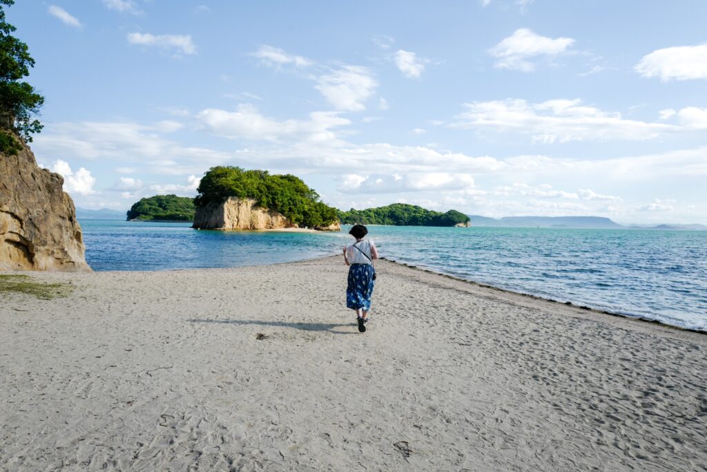 瀬戸内4泊5日旅の記録：3日目：エンジェルロード、ふたたび