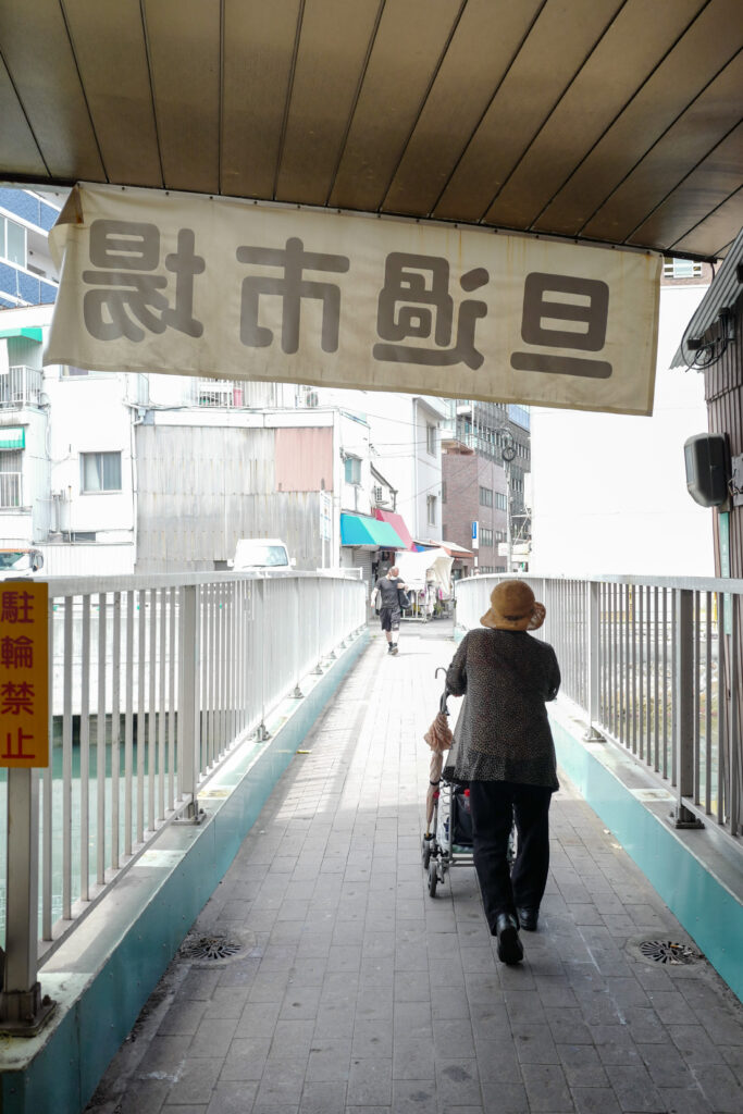 2022年8月10日大火災の前週の旦過市場のようす