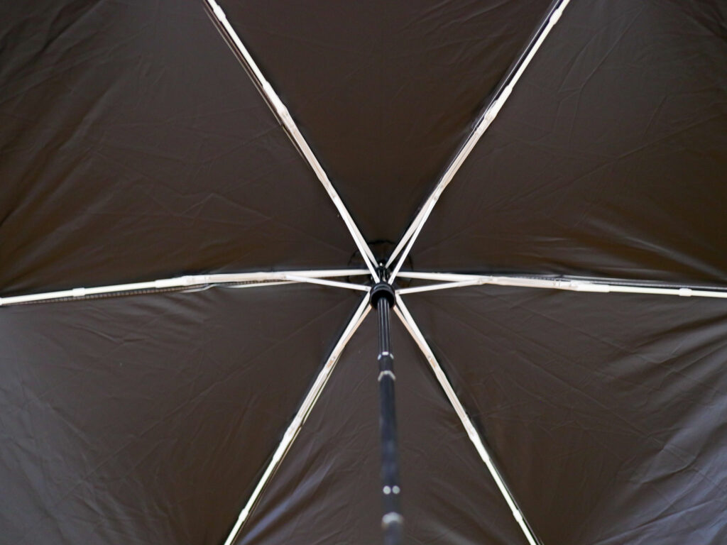 男性用日傘としても！完全遮光 超撥水 晴雨兼用折りたたみ傘
