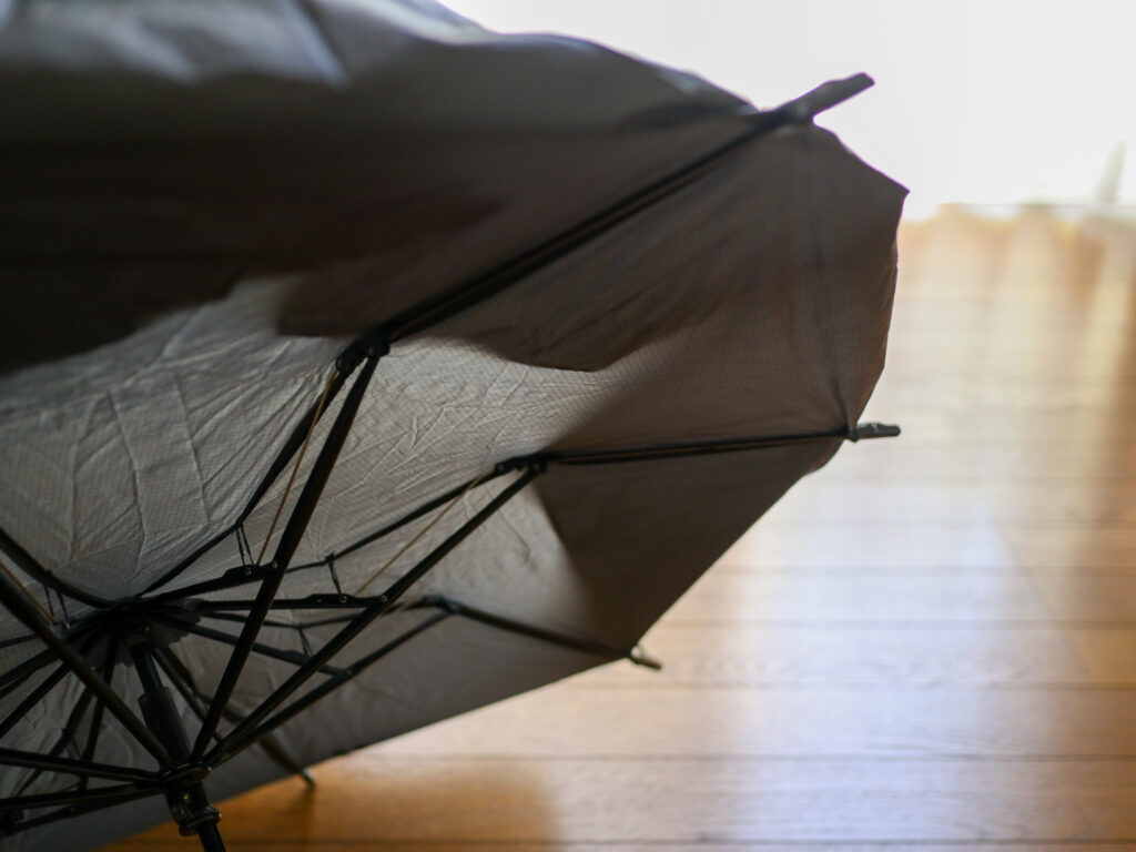 完全遮光 超撥水 晴雨兼用折りたたみ傘