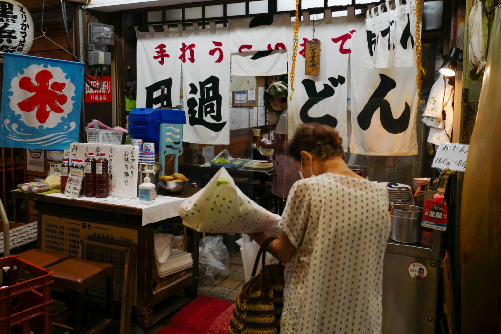 2022年8月10日大火災の前週の旦過市場のようす