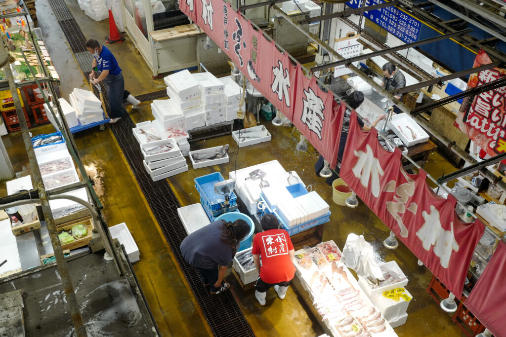 下関・門司・小倉エリアで行って良かった＆おいしかったお店10：唐戸市場　市場食堂まぐろとかめ