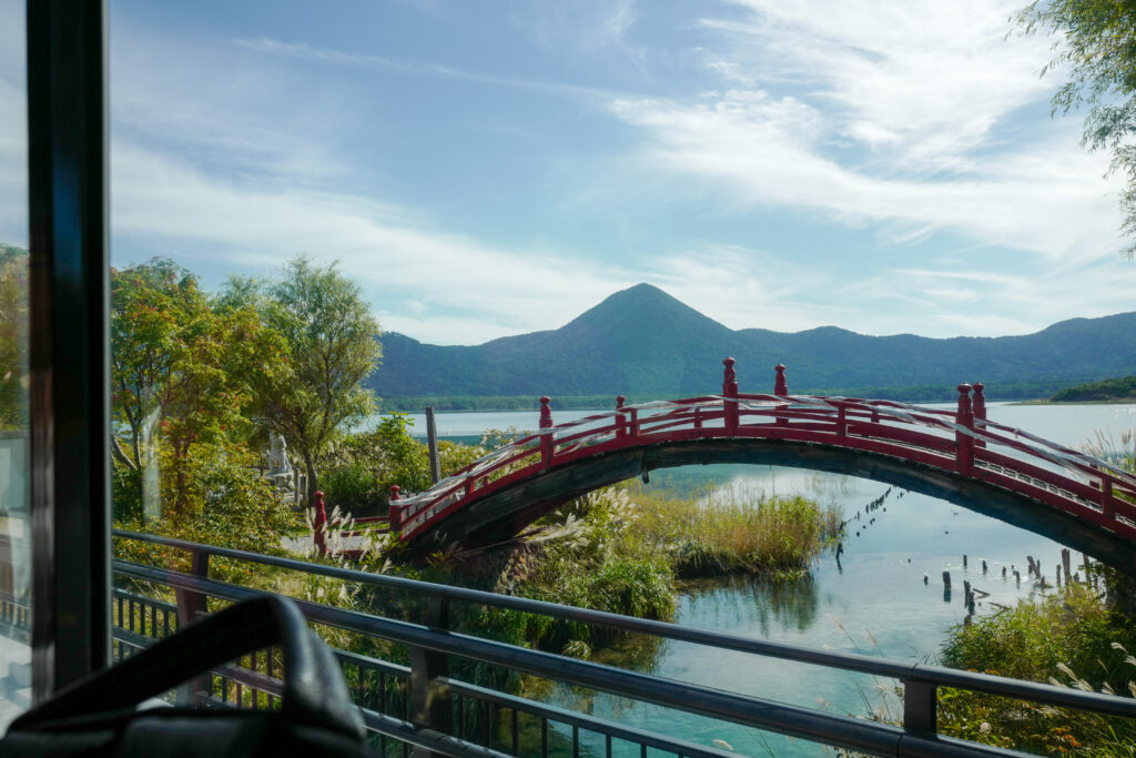 恐山・大間・函館4泊5日旅：2日目：むつバスターミナルから恐山行き路線バス乗車