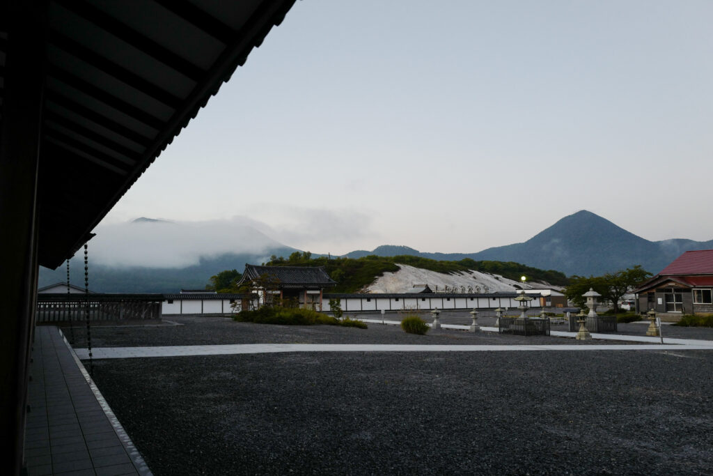 恐山・大間・函館4泊5日旅：2日目：恐山 早朝散策＆古滝の湯入浴