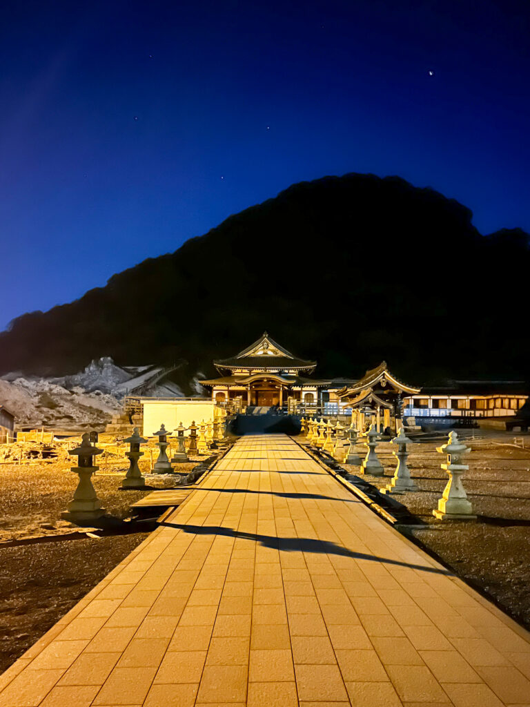 恐山・大間・函館4泊5日旅：2日目：恐山 宿坊吉祥閣に宿泊