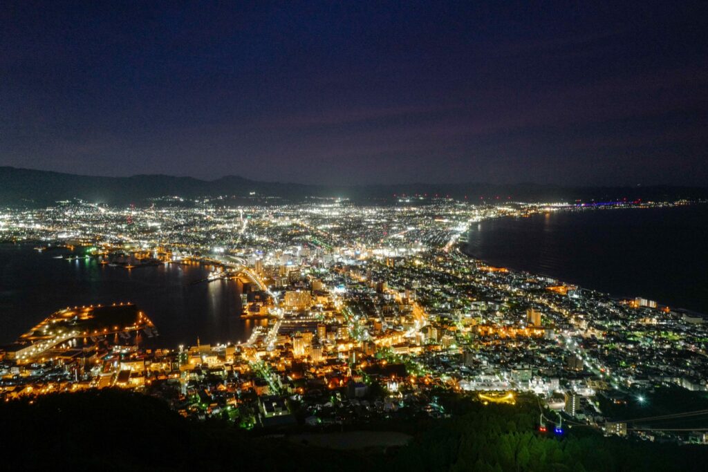 恐山・大間・函館4泊5日旅：1日目＆2日目：函館散策＆函館山の夜景