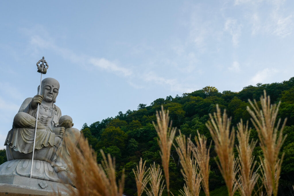 恐山・大間・函館4泊5日旅：2日目：恐山 早朝散策＆古滝の湯入浴