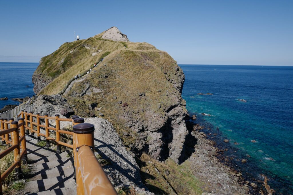 小樽かられんたかーで積丹半島 神威岬へ