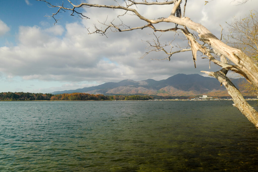 佐渡島夫婦ふたり旅：3日目：両津　加茂湖湖畔