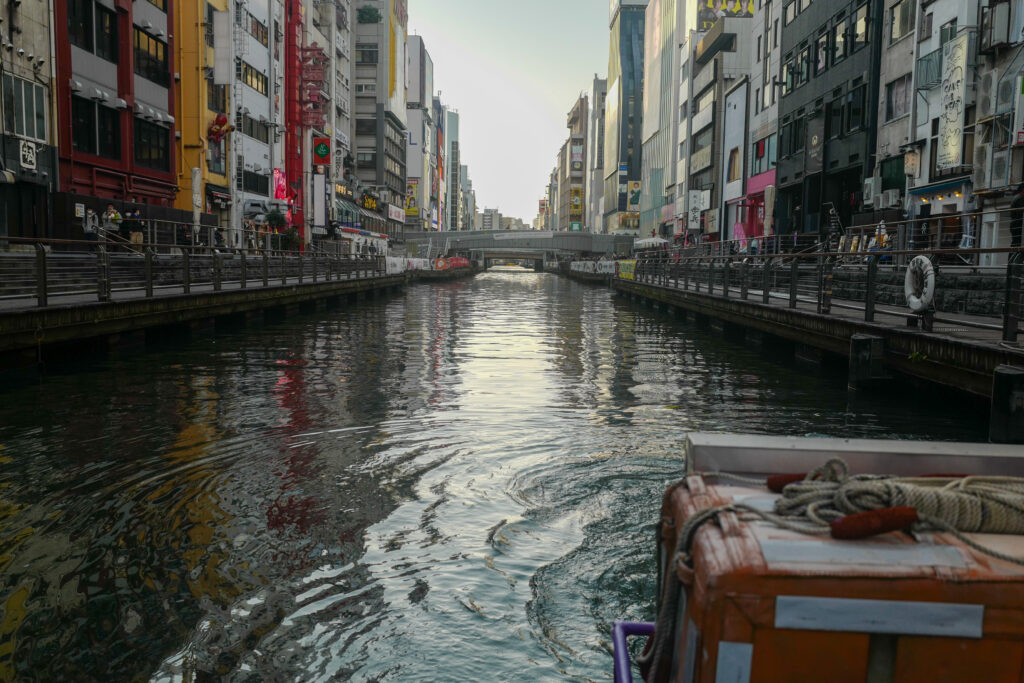 大阪3泊4日旅：4日目：道頓堀散策　とんぼりクルーズ乗船