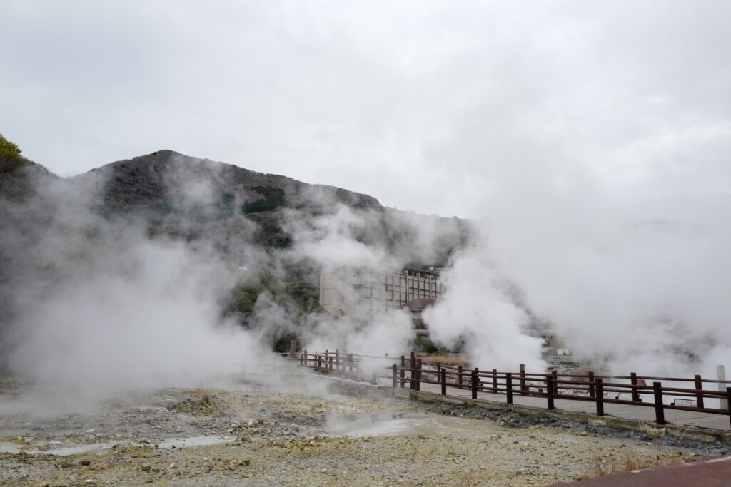 島原・天草4泊5日旅：1日目：雲仙地獄　清七地獄