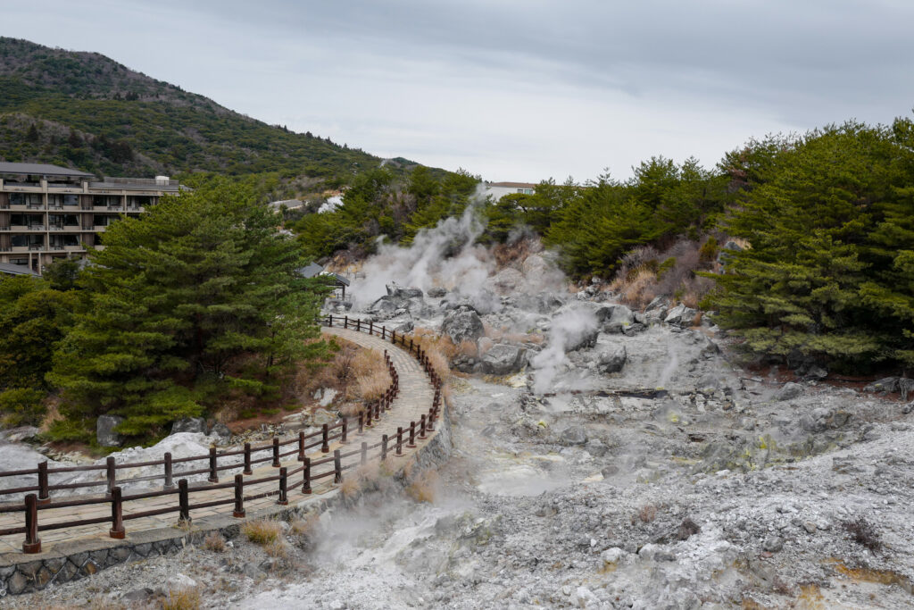 島原・天草4泊5日旅：1日目：雲仙地獄　お糸地獄