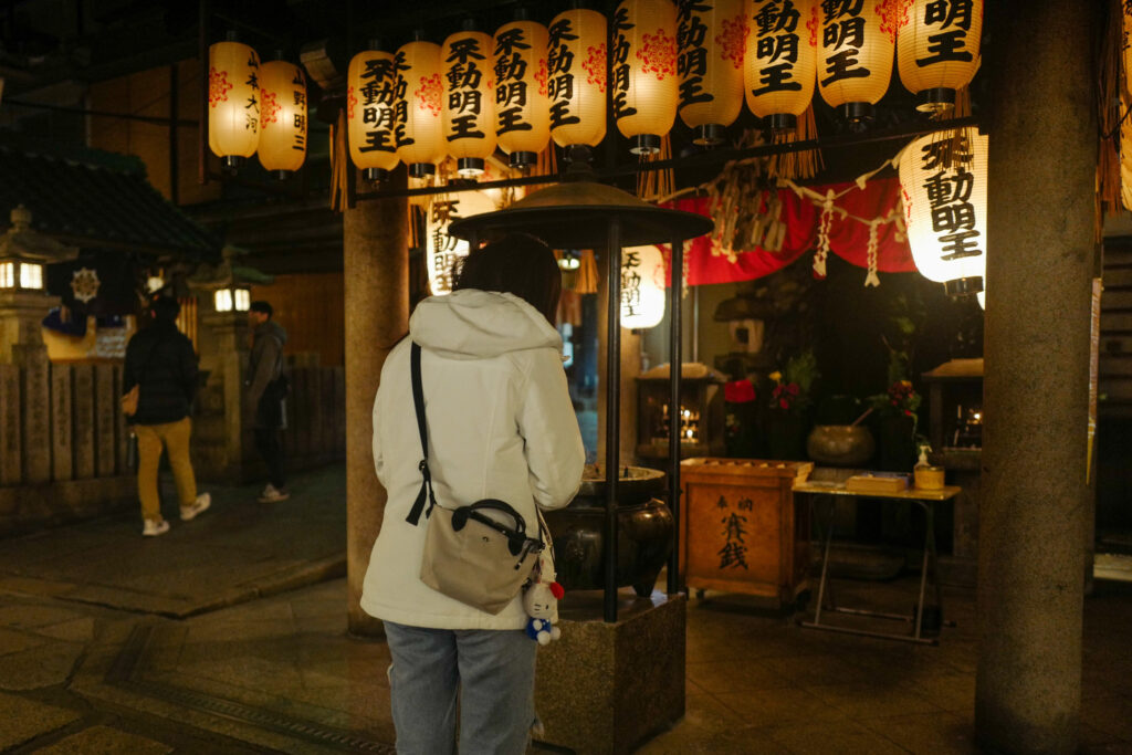 大阪3泊4日旅：３日目：法善寺横丁　水掛不動尊