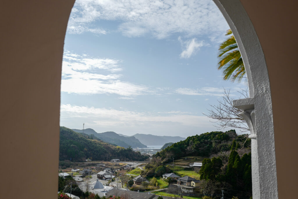 島原・天草4泊5日旅：4日目：天草　本渡バスセンターから世界遺産　潜伏キリシタンの里崎津集落へ　大江天主堂