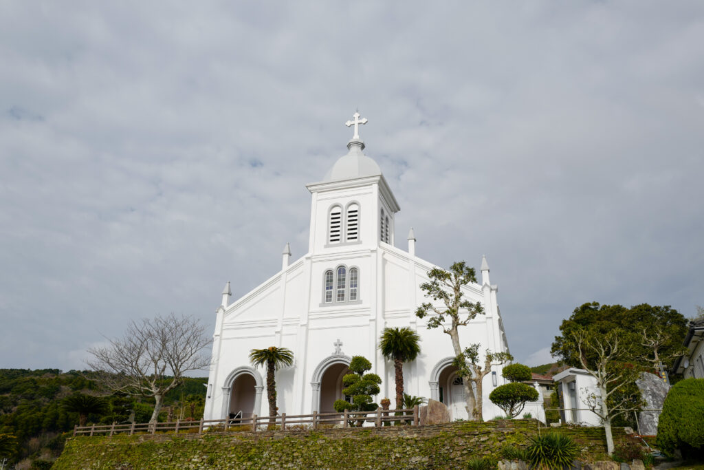 島原・天草4泊5日旅：4日目：天草　本渡バスセンターから世界遺産　潜伏キリシタンの里崎津集落へ　大江天主堂