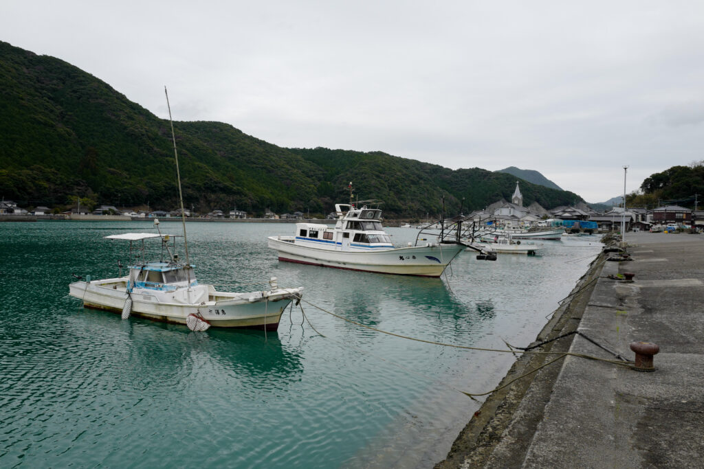 天草　崎津の港