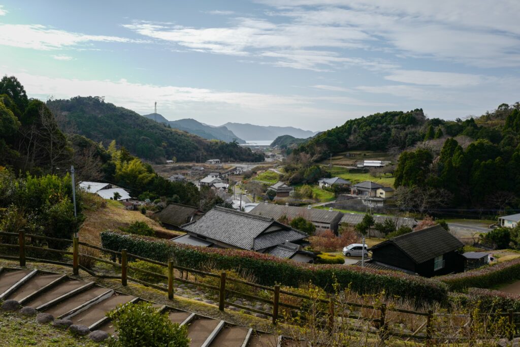 島原・天草4泊5日旅：4日目：天草　本渡バスセンターから世界遺産　潜伏キリシタンの里崎津集落へ　大江天主堂