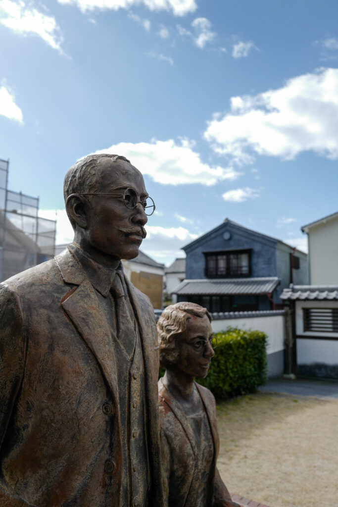 尾道・しまなみ海道4泊5日旅　5日目：竹原町並み保存地区散策　マッサン＆リタ像