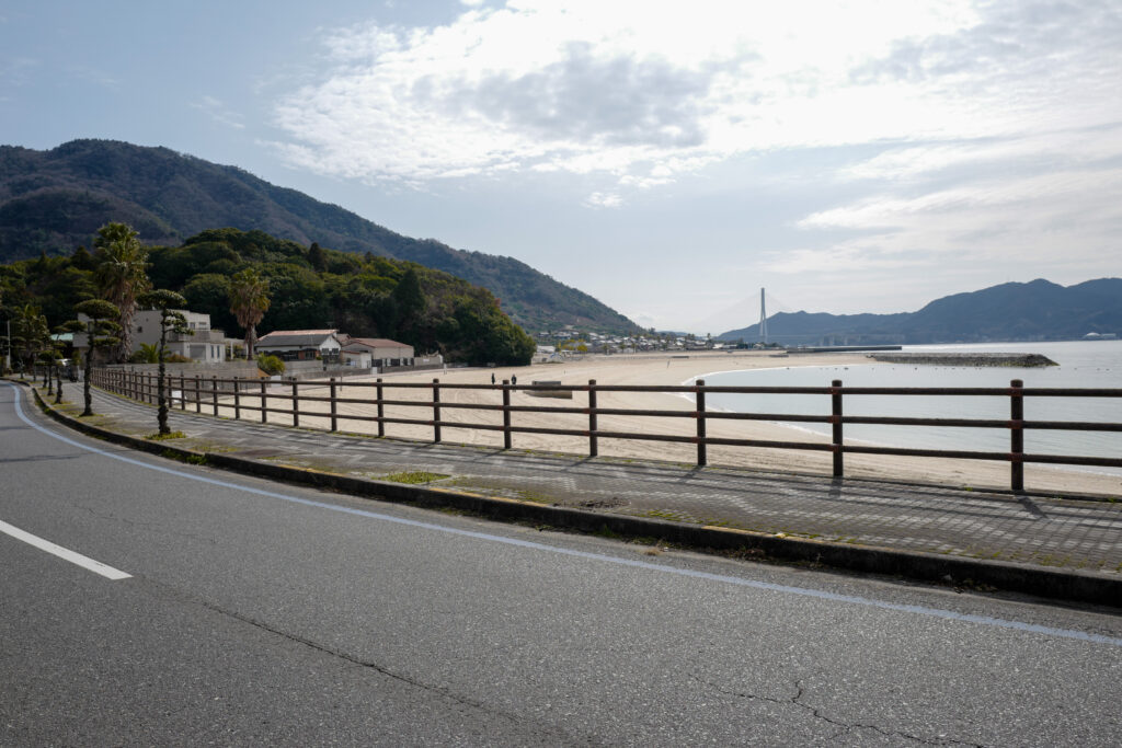 尾道・しまなみ海道4泊5日旅　2日目：しまなみ海道サイクリング　生口島　瀬戸田サンセットビーチ