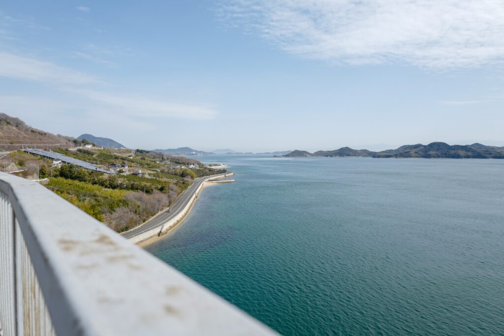 尾道・しまなみ海道4泊5日旅　2日目：しまなみ海道サイクリング　生口島　多々良大橋