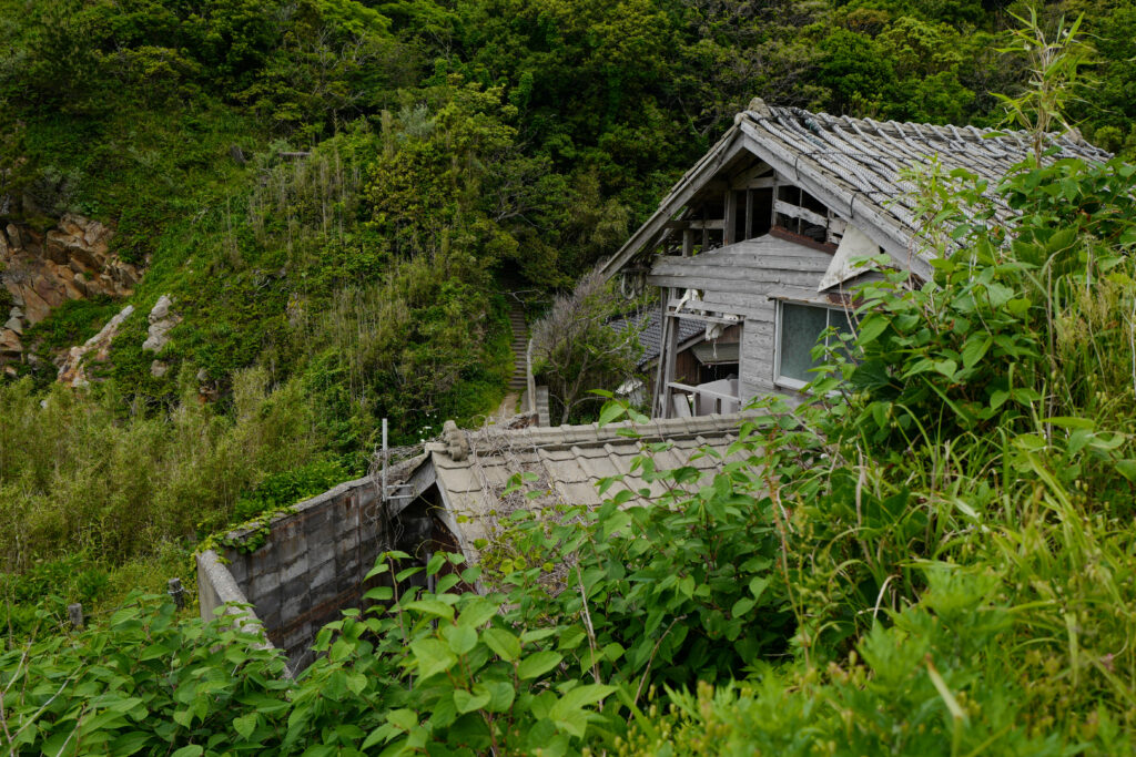 鳥取県　浦富海岸　中国近畿連絡自然歩道