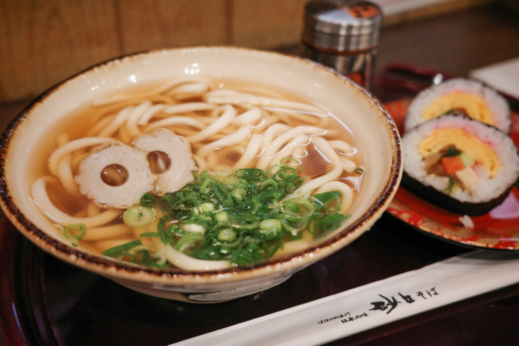 鳥取ひとり旅で食べた美味しいもの：砂丘そば