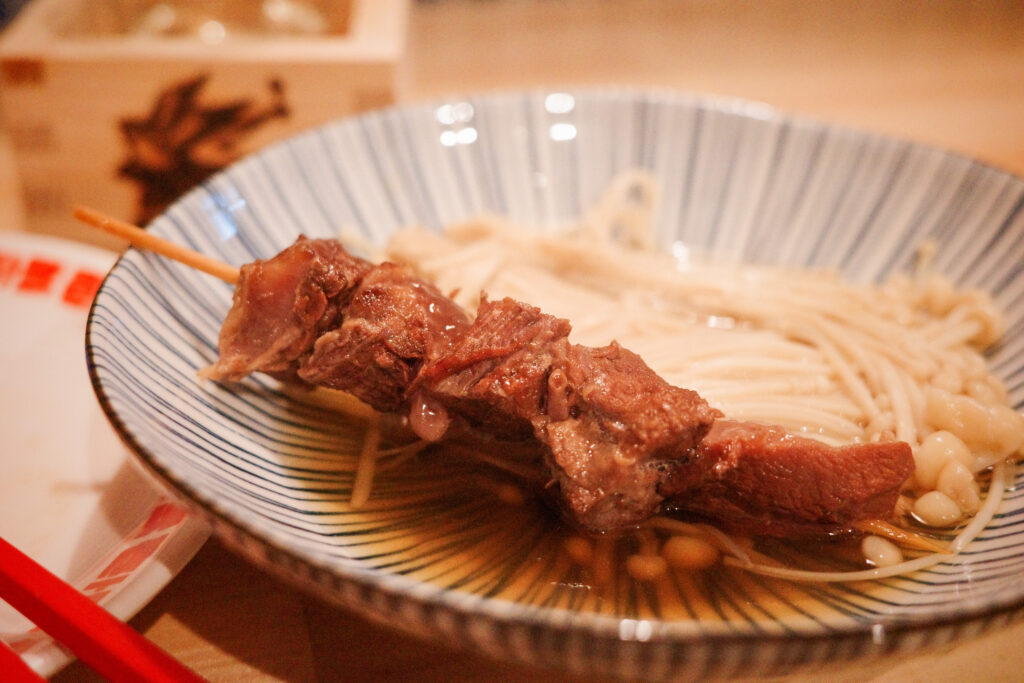 鳥取ひとり旅で食べた美味しいもの：壱ト弐 牛骨おでん＆餃子