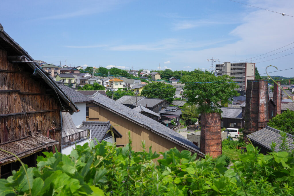 常滑いちにち散歩　煙突のある風景