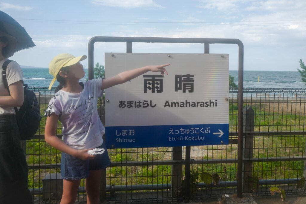 富山３泊４日旅　JR氷見線　雨晴駅