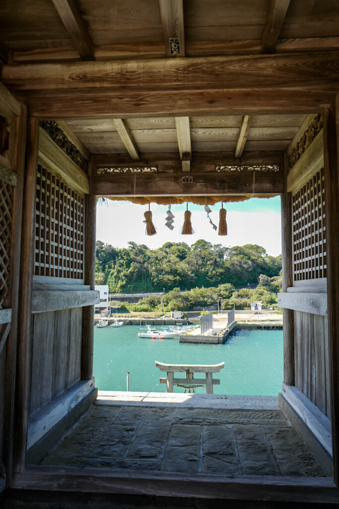 佐賀　呼子　加部島　田島神社