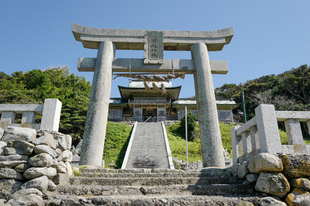 佐賀　呼子　加部島　田島神社