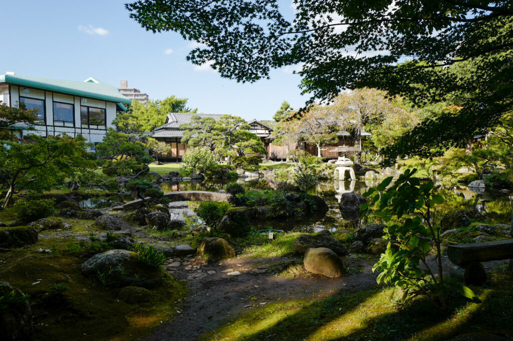 三島　佐野美術館　日本庭園