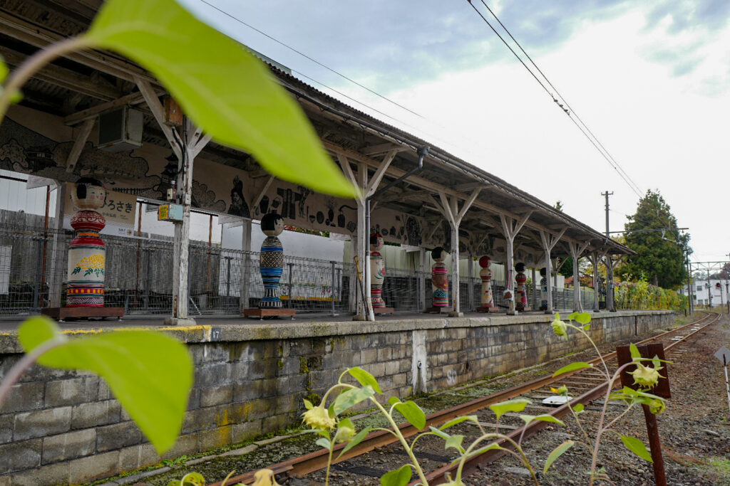 弘前の街並み　弘電　中央弘前駅