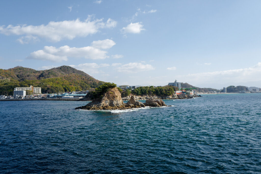 伊予鉄高浜線　高浜港　四十島（ターナー島）