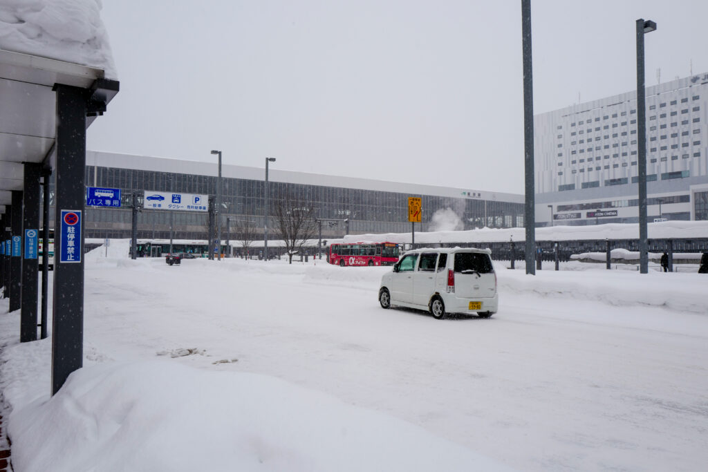 旭川・稚内３泊４日旅。旭川駅前