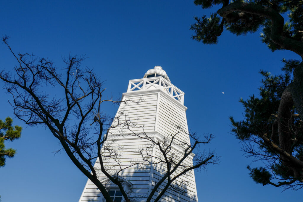 山形・秋田3泊4日旅。日和山公園散策　旧酒田灯台