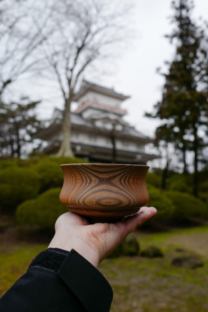 山形・秋田3泊4日旅。4日目。千秋公園で野点　御隅櫓